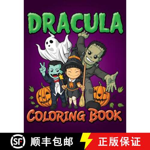【3-4周达】Dracula Coloring Book [9781634286015]