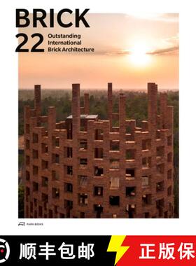 【3-4周达】Brick 22 : Outstanding International Brick Architecture [9783038602781]