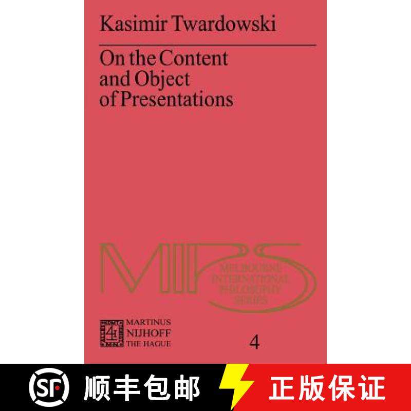【3-4周达】On the Content and Object of Presentations : A Psychological Investigation [9789024719266]