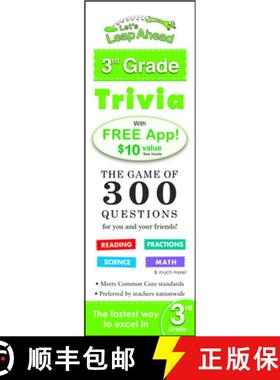【3-4周达】Let's Leap Ahead 3rd Grade Trivia Notepad: The Game of 300 Questions for You and Your Frie... [9781613510612]