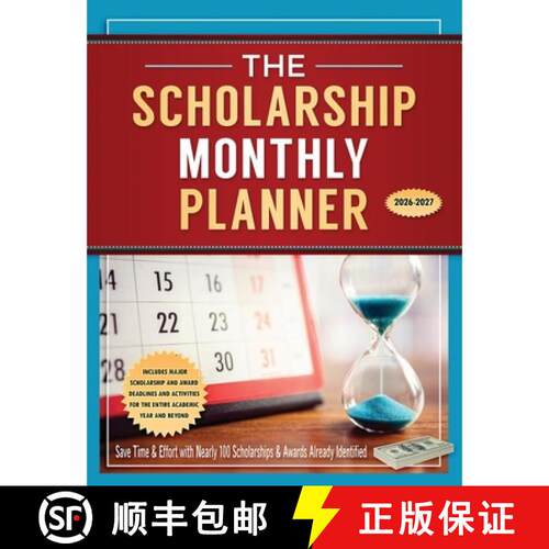 【3-4周达】The Scholarship Monthly Planner 2026-2027 [9781950653294]