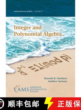 【3-4周达】Integer and Polynomial Algebra [9781470473327]