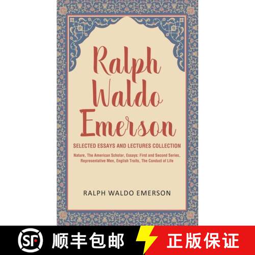 【3-4周达】精装 Ralph Waldo Emerson Selected Essays and Lectures Collection: Nature, The American Sch... [9789355227218]