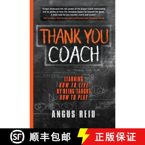 【3-4周达】Thank You Coach: Learning How to Live, By Being Taught How to Play [9781999416508]