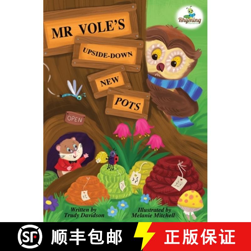 【2-3周达】Mr Vole's Upside Down New Pots: For any child who loves a woodland story, learning about a... [9781919618883]