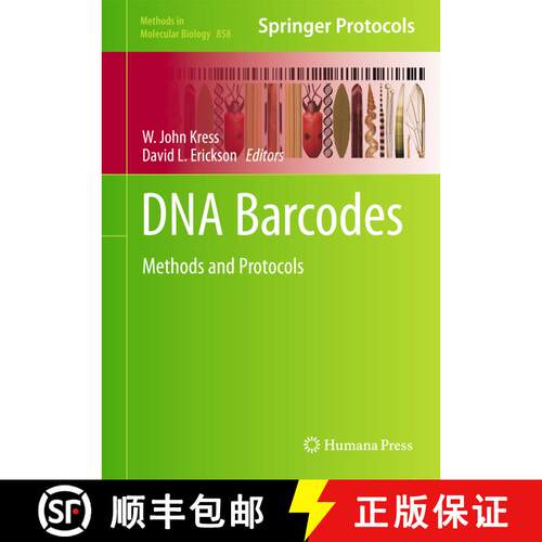 【3-4周达】精装 DNA Barcodes : Methods and Protocols [9781617795909]