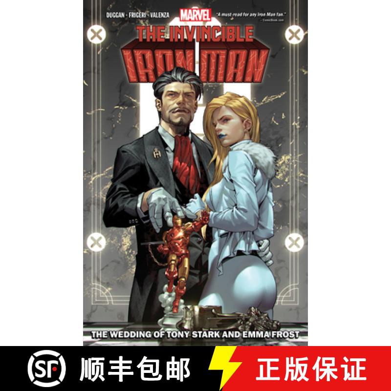 【3-4周达】Invincible Iron Man by Gerry Duggan Vol. 2: The Wedding of Tony Stark and Emma F Rost [9781302947590]