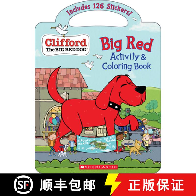 【3-4周达】Welcome to Birdwell Island (Clifford the Big Red Dog: Sticker Activity Book) [9781338734256]