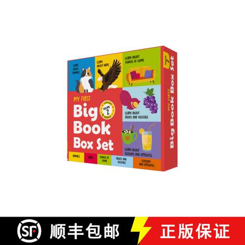 【3-4周达】My First Big Book Box - Volume 2 (5 Books Tuck-Box): A Boxset of 5 Illustrated Big Board B... [9789815233001]