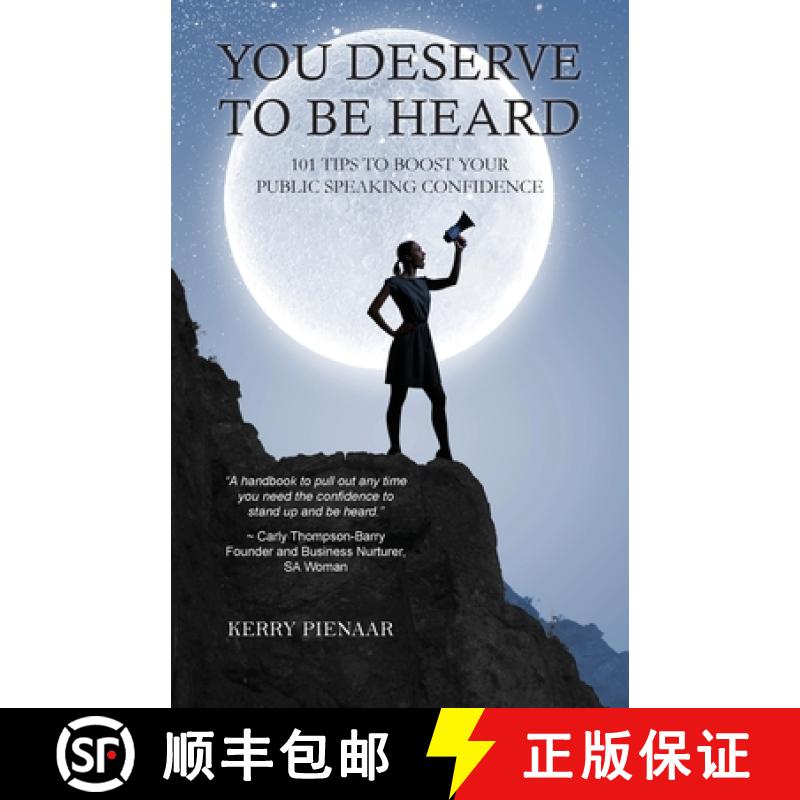 【2-3周达】You Deserve to Be Heard: 101 Tips to Boost Your Public Speaking Confidence [9780645342734]
