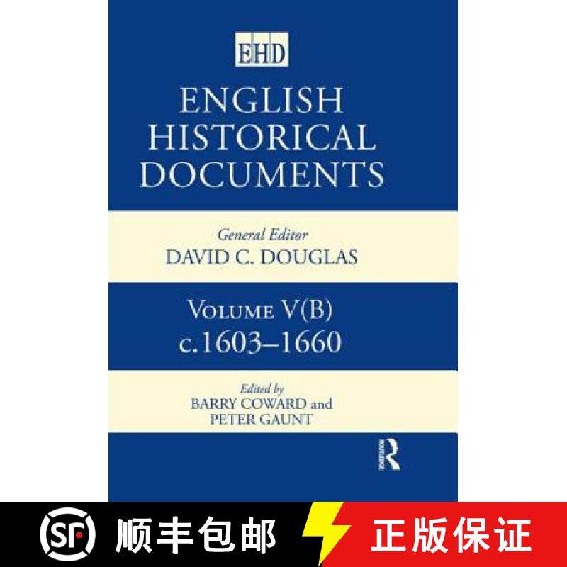 【3-4周达】English Historical Documents, 1603-1660 [9780415199094]