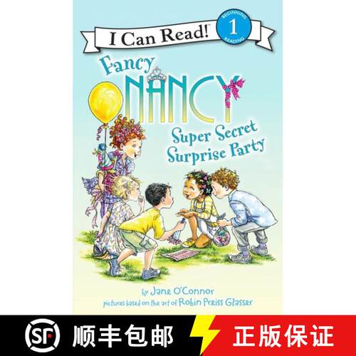 【3-4周达】精装 Fancy Nancy: Super Secret Surprise Party [9780062269799]