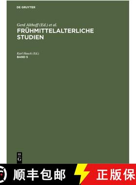 预订 Frühmittelalterliche Studien [9783112300213]