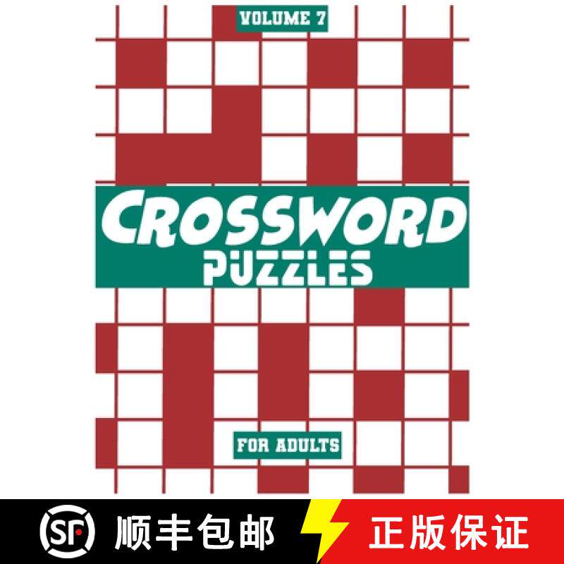 预订 Crossword Puzzles For Adults, Volume 7: Medium To High-Level Puzzles That Entertain and Challenge [9781777262686]