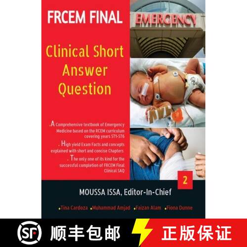 【3-4周达】FRCEM FINAL: Clinical Short Answer Question-Black&White - FRCEM FINAL [9781916029651]