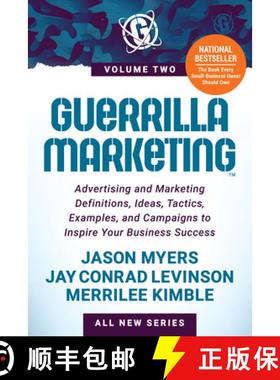【3-4周达】Guerrilla Marketing Volume 2: Advertising and Marketing Definitions, Ideas, Tactics, Examp... [9781631957468]