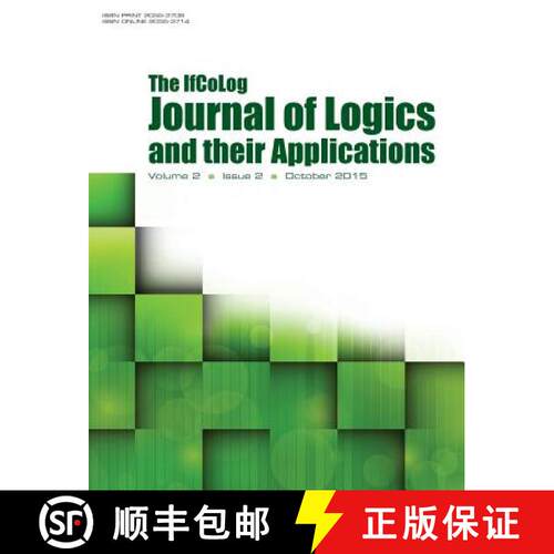 【3-4周达】IfColog Journal of Logics and their Applications. Volume 2, number 2 [9781848901896]