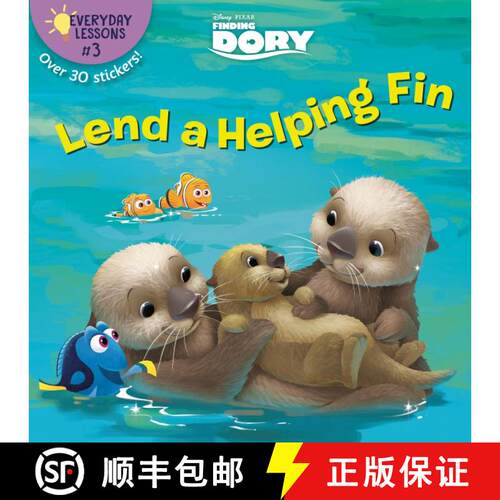 【3-4周达】Everyday Lessons #3: Lend a Helping Fin (Disney/Pixar Finding Dory) [9780736443029]