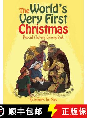 预订 The World's Very First Christmas: Blessed Nativity Coloring Book [9781683218401]