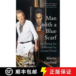 4周达 with Scarf Portrait Lucian for Man Sitting 9780500295182 Freud Blue