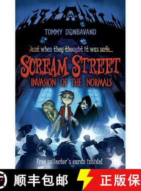 【3-4周达】Scream Street: Invasion of the Normals [With 4 Collectors' Cards] [9780763657598]