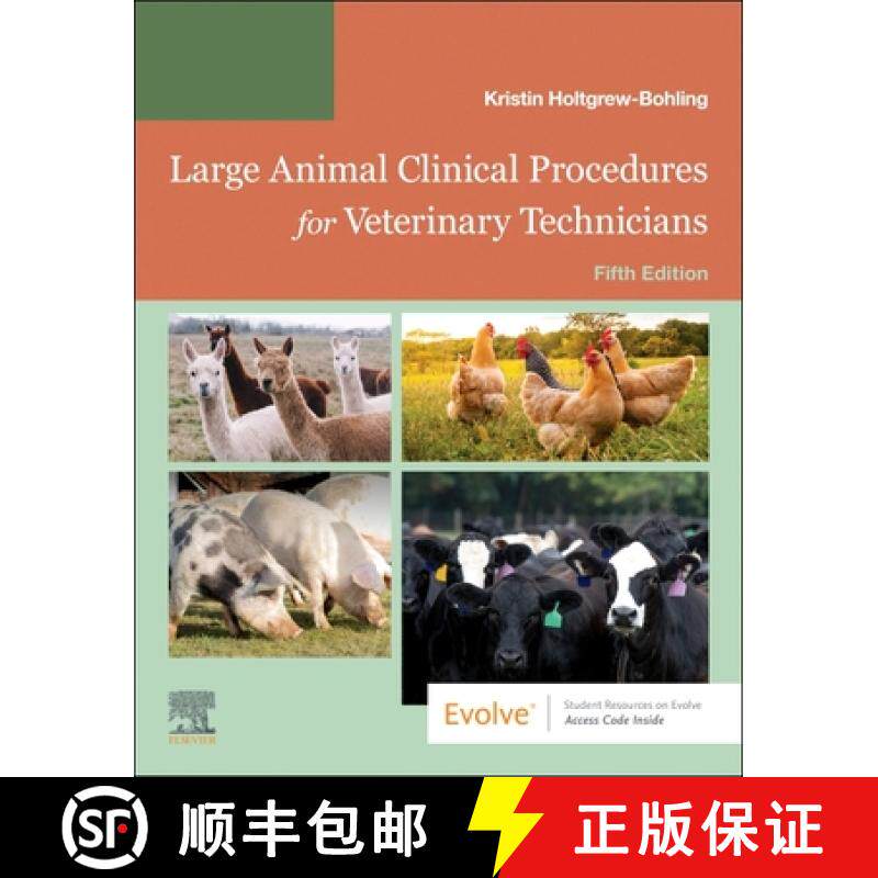 【3-4周达】Large Animal Clinical Procedures for Veterinary Technicians: Husbandry, Clinical Procedure... [9780323877886]