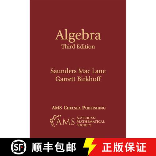 现货 代数 Algebra: Third Edition [9781470474768]