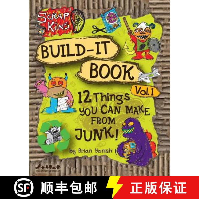 【3-4周达】Scrap Kins Build-it Book Volume 1 [9780615438948]