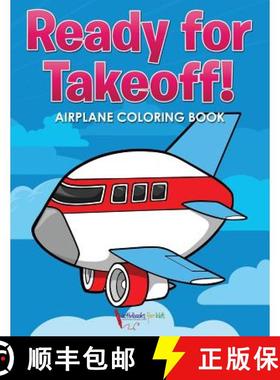 【3-4周达】Ready for Takeoff! Airplane Coloring Book [9781683217084]