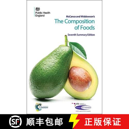 【3-4周达】McCance and Widdowson's The Composition of Foods : Seventh Summary Edition [9781849736367]