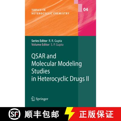 【3-4周达】QSAR and Molecular Modeling Studies in Heterocyclic Drugs II [9783642069819]