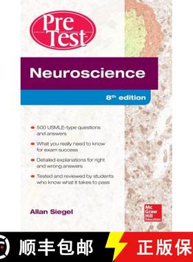预订 Neuroscience Pretest Self-Assessment and Review, 8th Edition [9780071791076]