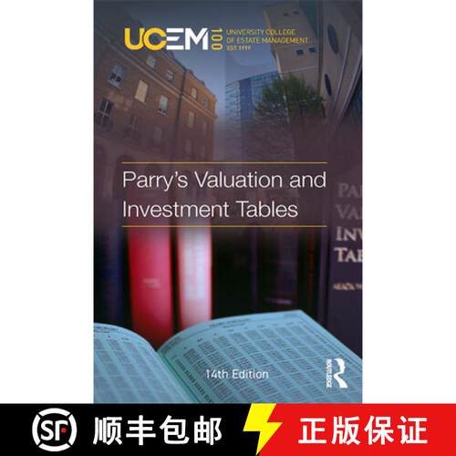 【3-4周达】精装 Parry's Valuation and Investment Tables [9780367350789]