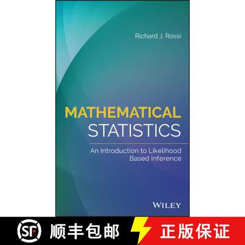 【3-4周达】精装 Mathematical Statistics: An Introduction To Likelihood Based Inference [Wiley统计学] [9781118771044]