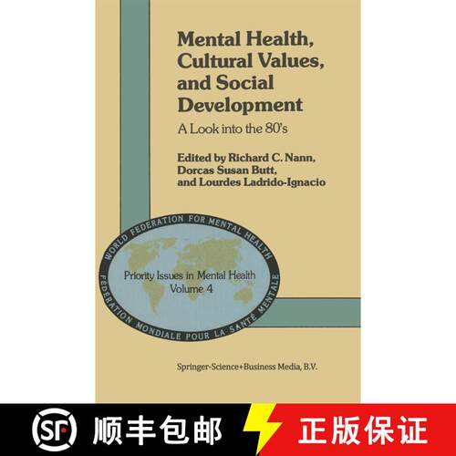 【3-4周达】精装 Mental Health, Cultural Values, and Social Development : A Look into the 80's [9789027716224]