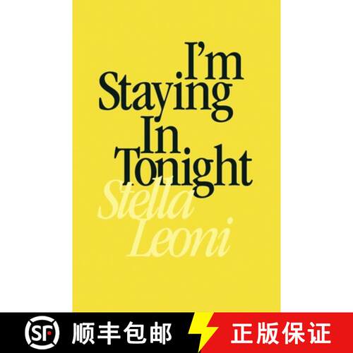 【3-4周达】I'm Staying in Tonight [9781837947065]