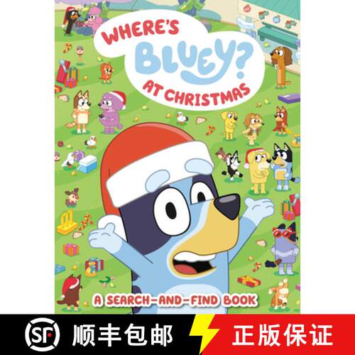 【3-4周达】Where's Bluey? at Christmas: A Search-And-Find Book [9780593752982]