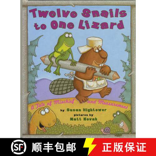 【3-4周达】精装 Twelve Snails to One Lizard: A Tale of Mischief and Measurement [9780689804526]