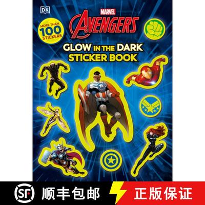 【3-4周达】Marvel Avengers Glow in the Dark Sticker Book: With More Than 100 Stickers [9780744093773]