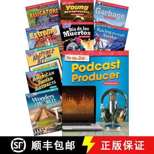 【3-4周达】Operations and Algebraic Thinking, and Geometry for Fourth Grade, 10-Book Set [9781425825331]