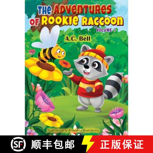 【3-4周达】精装 The Adventures of Rookie Racoon [9798234107305]