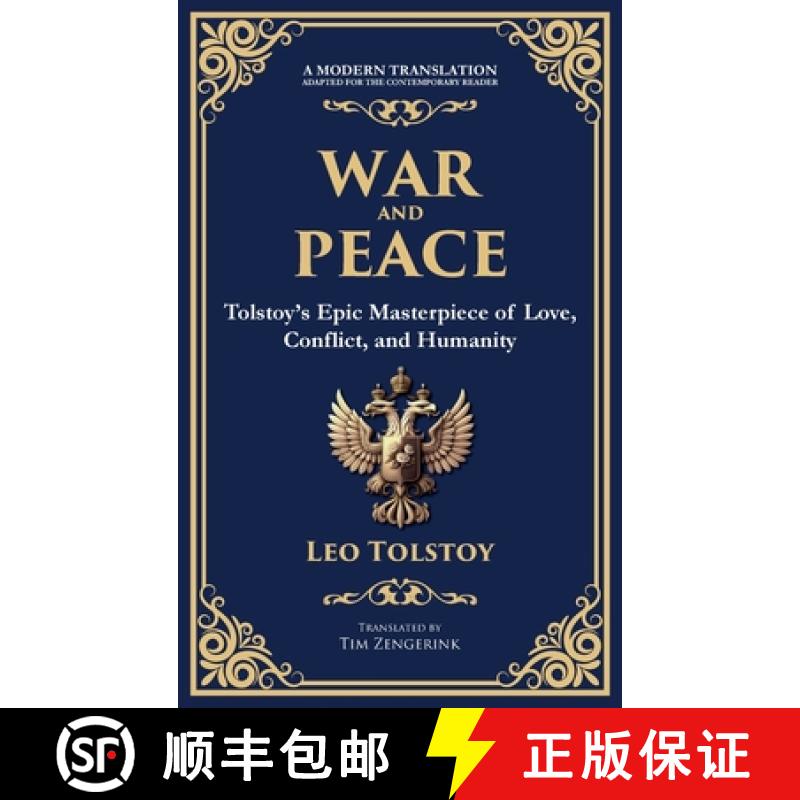 【3-4周达】War and Peace: Tolstoy's Epic Masterpiece of Love, Conflict, and Humanity (Deluxe Hardboun... [9781804212394]