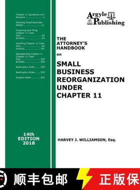 预订 The Attorney's Handbook on Small Business Reorganization Under Chapter 11 [9781880730522]