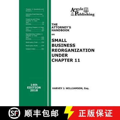 【3-4周达】The Attorney's Handbook on Small Business Reorganization Under Chapter 11 [9781880730522]