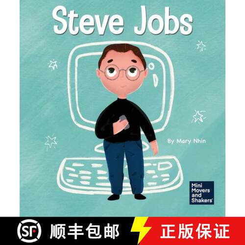 【3-4周达】精装 Steve Jobs : A Kid's Book About Changing the World [9781953399113]