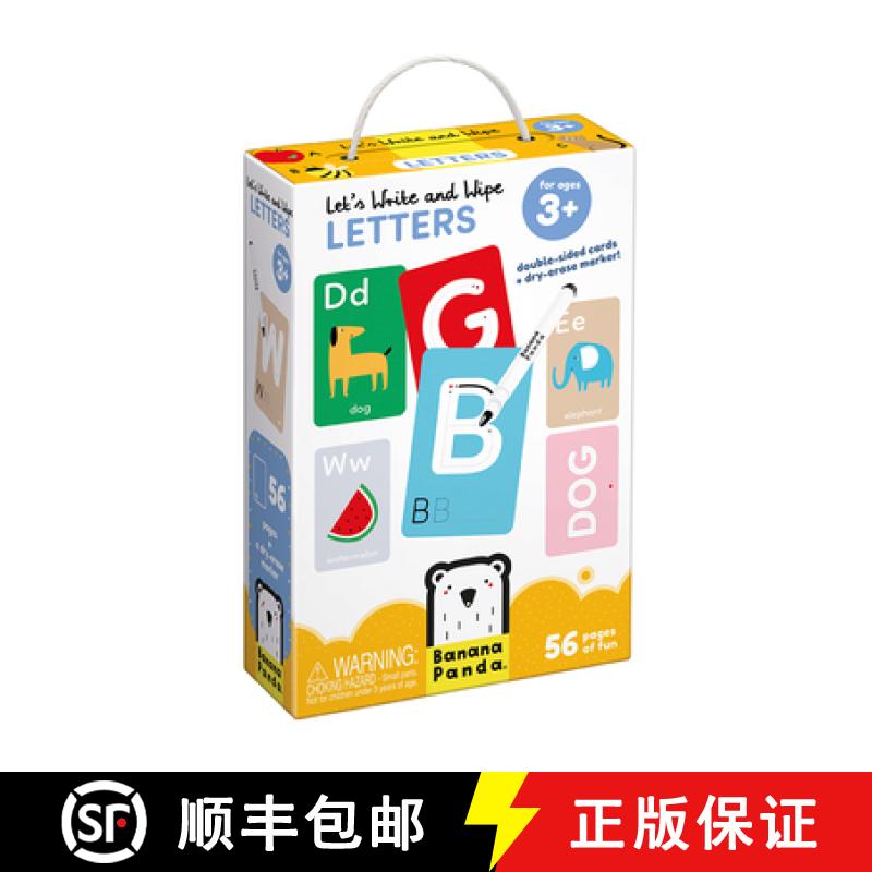 预订 Let's Write & Wipe Letters: Flsh Card /Dry Erase Marker [9788365773654]