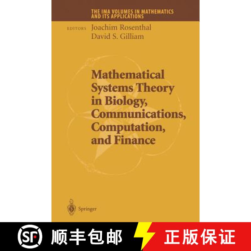 【3-4周达】Mathematical Systems Theory in Biology, Communications, Computation and Finance [9781441923264]
