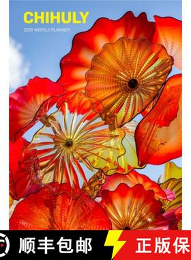 【3-4周达】Chihuly 12-Month 2026 Weekly/Monthly Planner Calendar [9781419782428]
