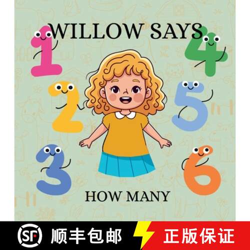 【3-4周达】Willow Says 'How Many': Interactive counting book for toddlers [9798902432852]