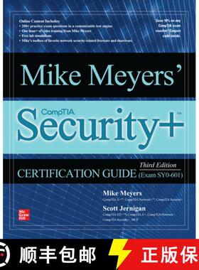 【3-4周达】Mike Meyers' Comptia Security+ Certification Guide, Third Edition (Exam Sy0-601) [9781260473698]